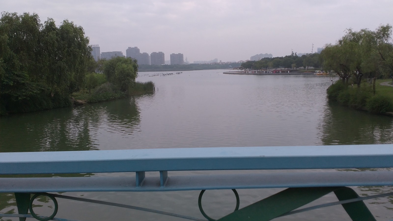 张家港暨阳湖生态园健身步道之湖南路步道