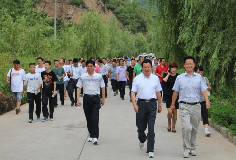 乐游千湖湿地,走出健康人生—宝鸡市千阳县开展实地健走活动